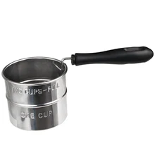 Durable Handheld Kitchen Baking Cup Shape Flour Sifter Cooking Accessories Powder Home DIY Tools Strainer Mesh