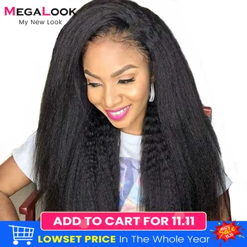 

4x4 Closure Wig Peruvian Lace Wig Humain Hair Kinky Straight Wigs For Black Women 30 Inch Lace Closure Wig 13x4 lace front Wig