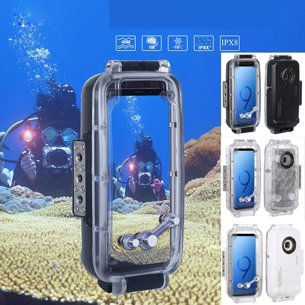 

Waterproof Explosion-Proof Phone Case Underwater Diving Case Swimming, for Rectangle Galaxy S9
