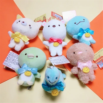 

Sumikko Gurashi Bow Pendant Keychain Stuffed Toys Plush Birthday Gift Toy #4741