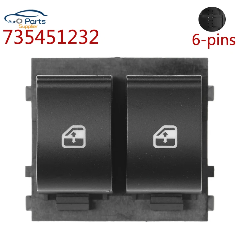 

Новинка 735451232 кнопки регулятора стеклоподъемника для Fiat Punto 2005-2008 735428719 735411026