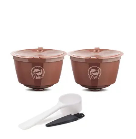 Icafilas Capsulas dolcegusto Reutilizables фильтр из нержавеющей сетки для Dolci Gusto многоразового капсула Crema пластиковый фильтр для кофе - Цвет: 1crema 1 normal
