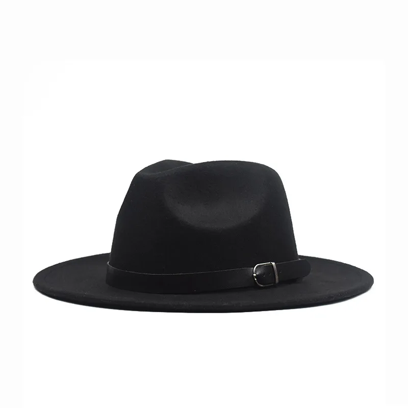 

2020 New Winter Autumn Woolen Women Men Fedoras Top Jazz Hat European American Round Bowler Hat Bowler Hats