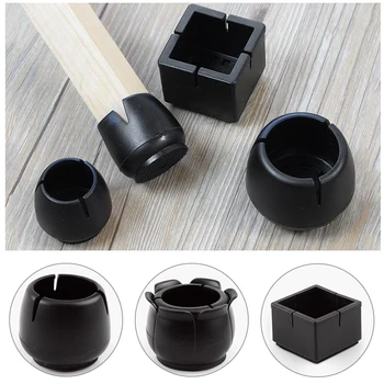 8 Pcs/set Rectangular Chair Leg Cap Chair Leg Protector Cover...