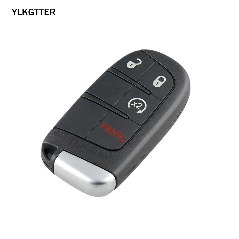 YLKGTTER 3+ 1 кнопка дистанционного смарт-ключа 433 МГц для DODGE/Chrysler/JEEP Grand Cherokee Бесконтактный комфорт-доступ без ключа-go ID46 чип