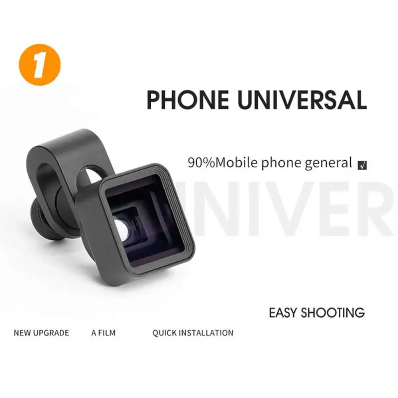 Durable Distorted Lens Delicate Design Mobile Phone Anamorphic Lens 1.33X Wide Angle Phone Lens Smartphone Accessories Durable Distorted Lens Delicate Design Mobile Phone Anamorphic Lens 1.33X Wide Angle Phone Lens Smartphone Accessories