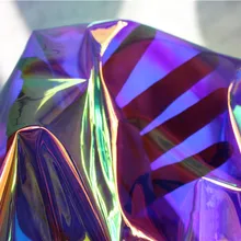 Прозрачный ТПУ дизайнерский лазерный флуоресцентный цветной тканевый мешок для одежды Водонепроницаемый Креативный тканевый дизайнер