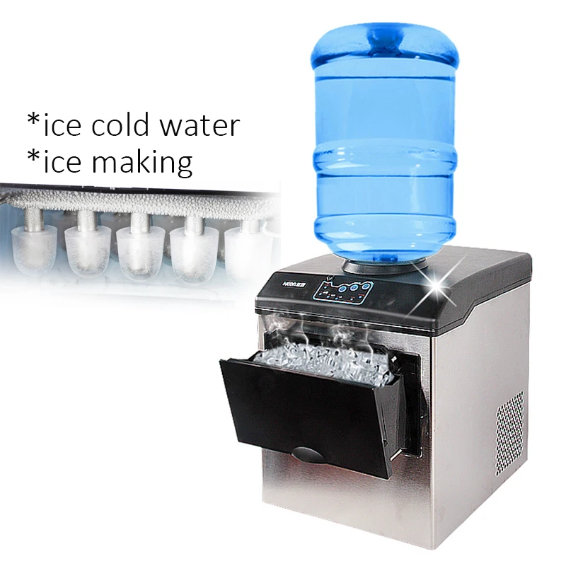 

Intelligent Commercial Small Household Multi-function Ice Cube Ice Machine for Rapid Ice Making 220V HZB-25/BF