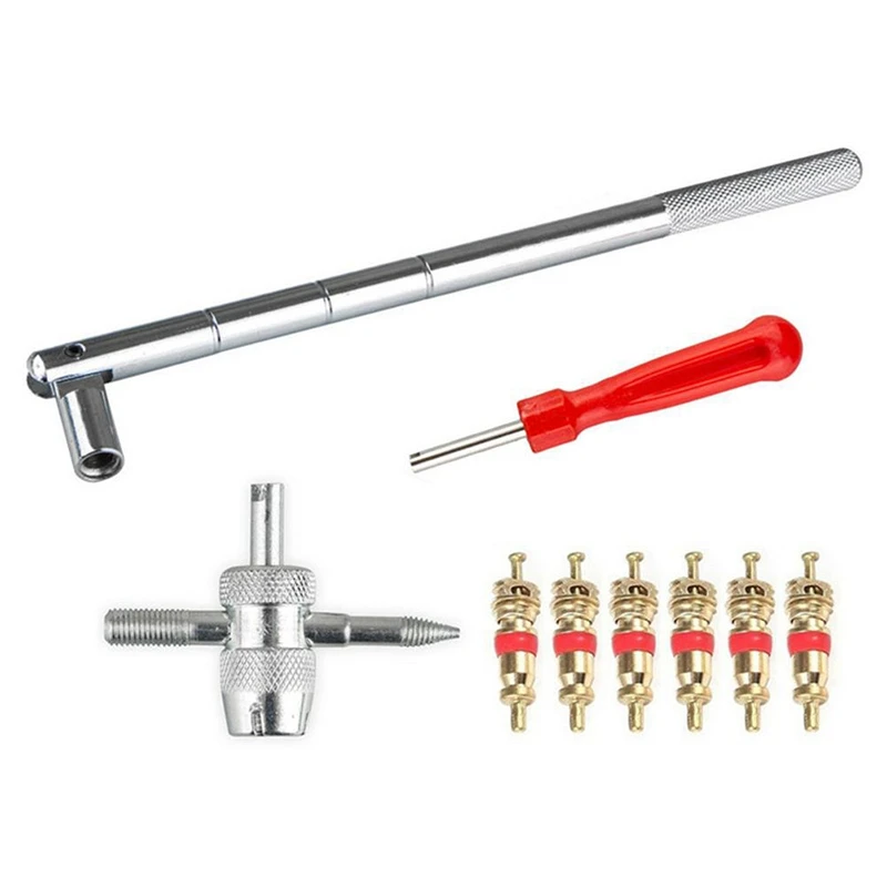 

Bicycle Valve Replacement Kit Core Tool Valve Core Pull Valve Tool Mtb Mountain Cycling Car Bike Repair Tool