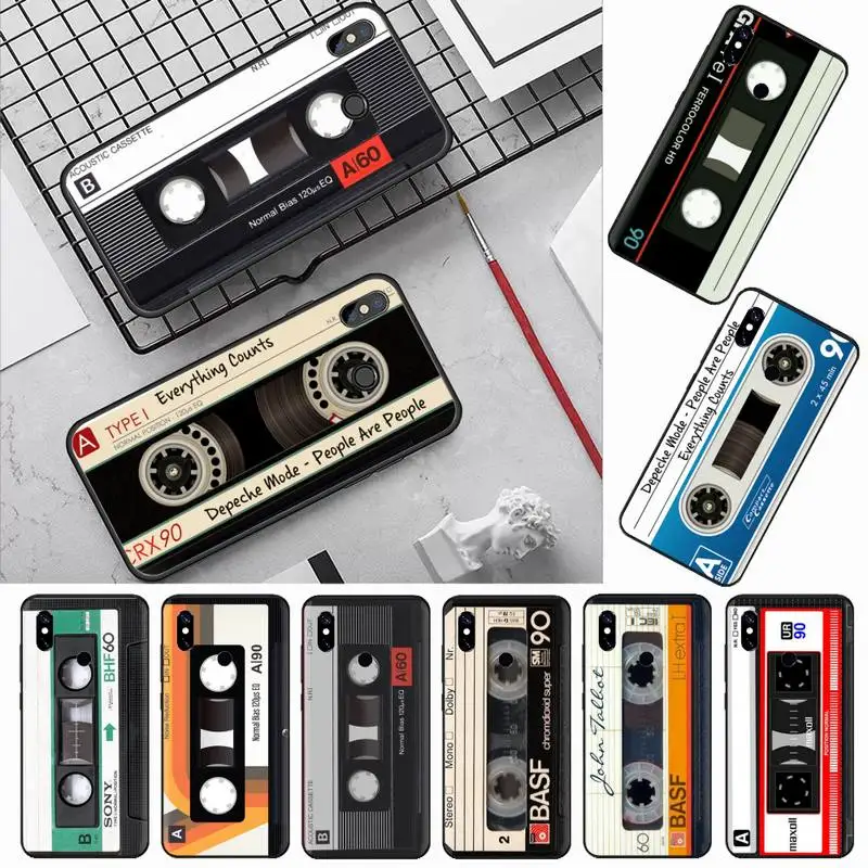 

Classical Cassette Tape retro Phone Case For Xiaomi Redmi 7 8 9t a3 9se k20 mi8 max3 lite 9 note 9s 10 pro