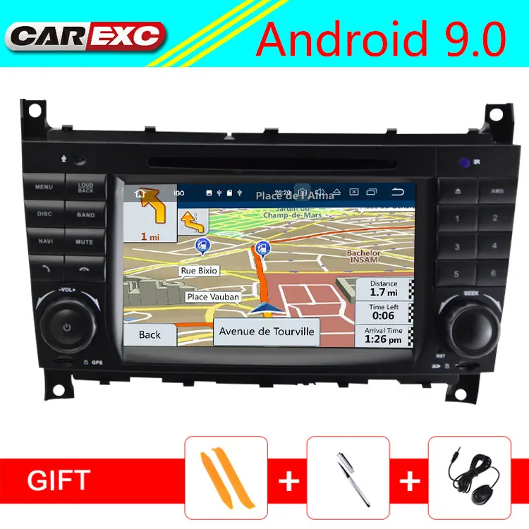 Clearance Android 9.0 Car Multimedia GPS Radio for Mercedes-Benz CLK-Class W209 2005-2006 C-Class W203 2004-2007 GPS Radio Carplay 0 Clearance Android 9.0 Car Multimedia GPS Radio for Mercedes-Benz CLK-Class W209 2005-2006 C-Class W203 2004-2007 GPS Radio Carplay 0