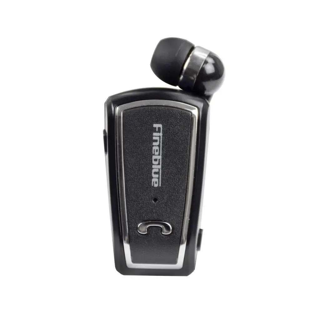 Black Fineblue F-V3 Мини Выдвижная стерео bluetooth-гарнитура беспроводные наушники-клипсы для IOS Android Bluetooth 4,0 петличный наушник - Цвет: Black