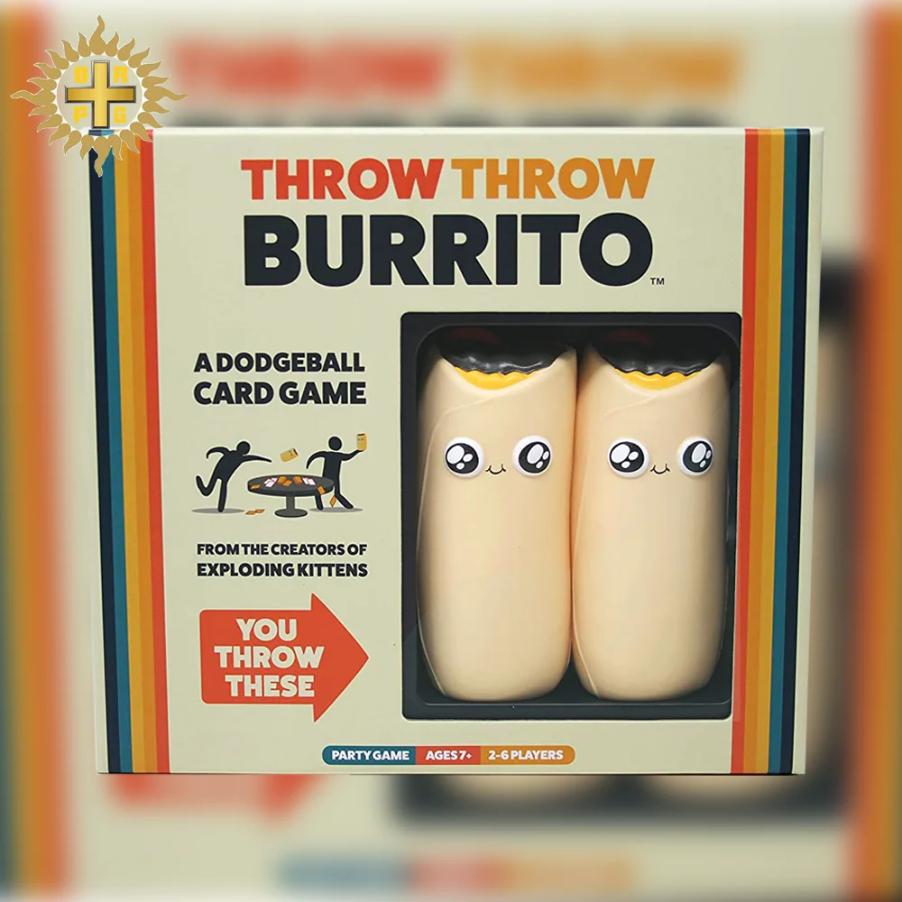 

BRPG Throw Throw Burrito Dodgeball Throwing Card Game Family Party Board Games That Teenagers And Adults All Like Best Game Gift