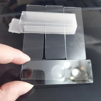 5pcs Reusable Laboratory Educational Single Concave Microscope Blank Glass Slides for Medical School 25.4x76.2mm 1" x 3" 1
