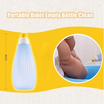 

Single Hole Flushing Sanitary Device Portable Bidet Toilet Handheld Personal Bidet Empty Bottle Childbirth /Women Clean