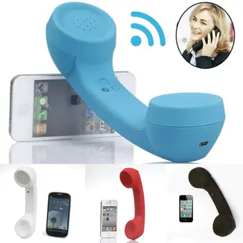 

Wireless Bluetooth2.0 Retro Telephone Handset Receiver Headphone for Phone Call