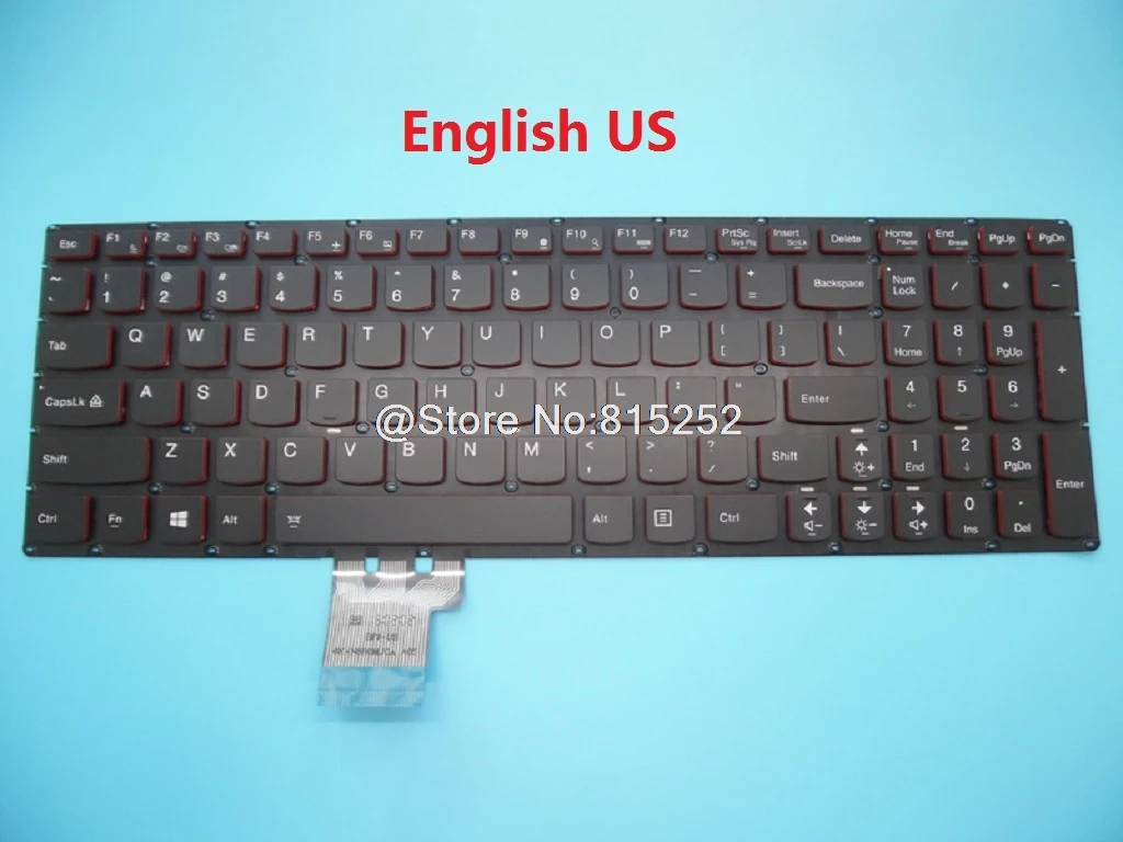 Клавиатура для lenovo Y50 Y70 U530 Y50-70 сенсорный Y50-80 Y70-70 Y70-80 SP из Испании английский США Франция FR Аравия AR 25215988 с подсветкой