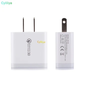 

QC 3.0 Fast Wall Charger USB Quick Charge 5V 3.5A 9V 2A Travel Power Adapter Fast Charging US EU Plug for iPhone 7 8 X Samsung