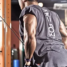 Спортивная повседневная футболка из чистого хлопка с коротким рукавом для бега, баскетбола, тренировок, дышащая футболка с круглым вырезом