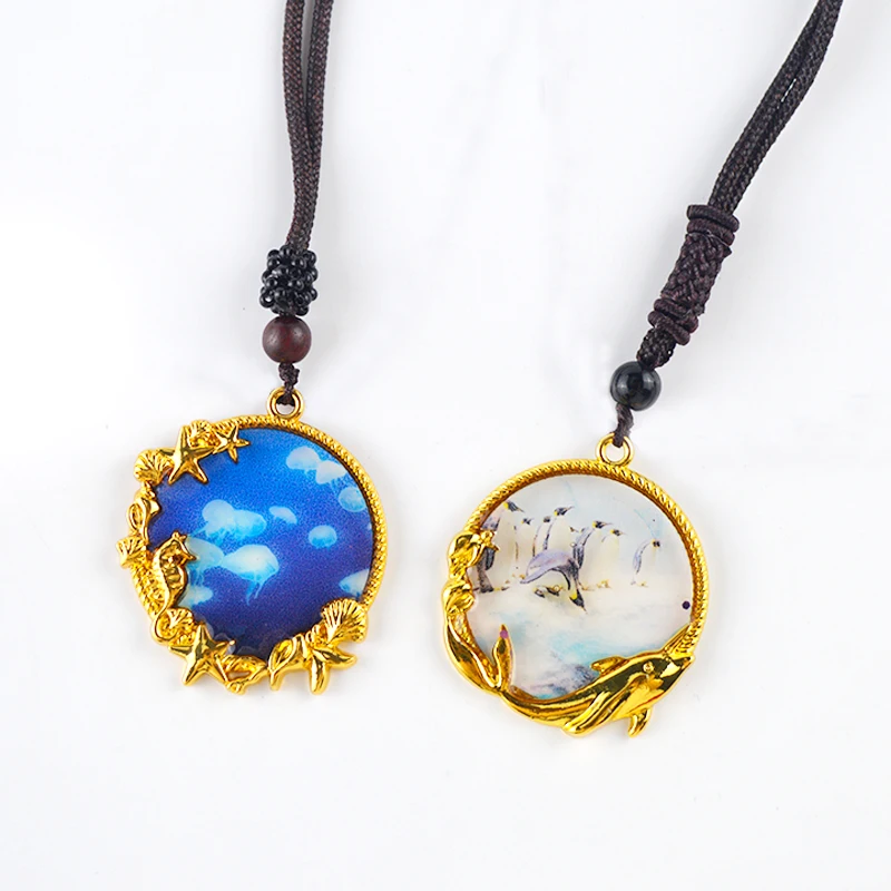 

DIY Empty Frame Tray Base Relief Matching Round Metal Pendant Accessories Round Frame Collection