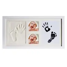 Многофункциональный Детский отпечаток ноги производители нетоксичные Babyprints новорожденный отпечаток руки ребенка ноги фото рамка комплект подарок