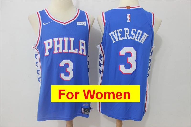 Зеленый Филадельфия Бен Симмонс Joel Embiid Allen Iverson Markelle Fultz Julius Erving майки для женщин - Цвет: Зеленый