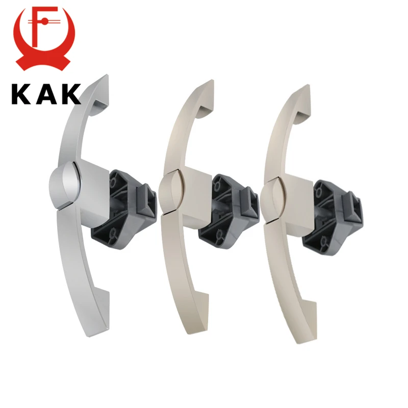 

KAK Camper Car Push Lock with Handle RV Caravan Boat Motor Home Cabinet Drawer Latch Button Locks For Furniture Handle Hardware