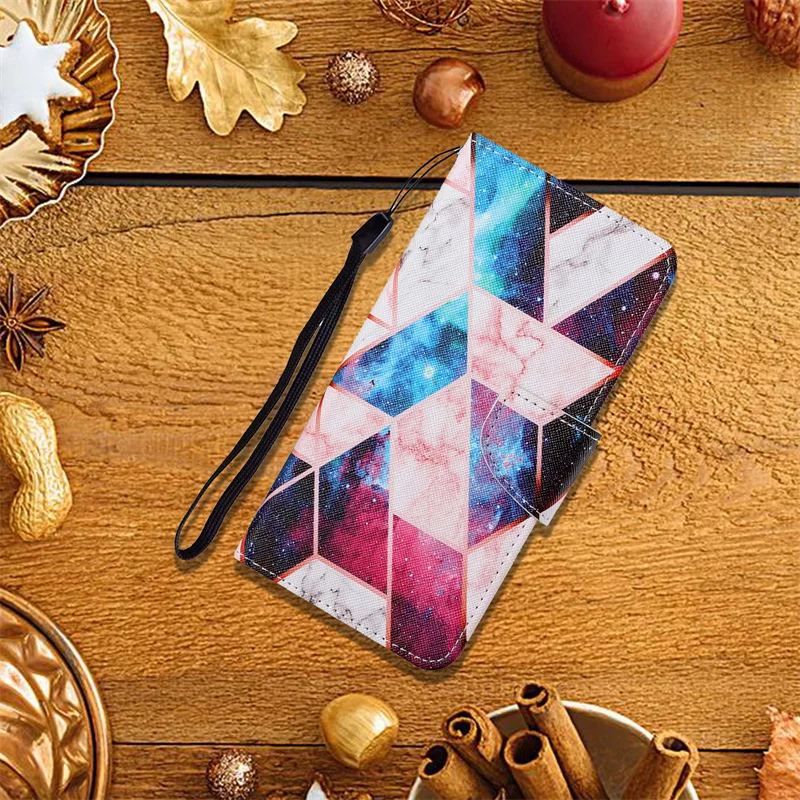 kawaii samsung phone cases For Capa Xiaomi Redmi Note 10S 10 S Pro Case For Etui Redmi Note 9T 9S 8T Pro 9A 9C 9Prime Cover Manget Pattern Flip Leather Bag cute samsung cases