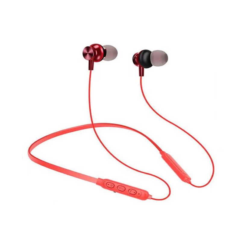 Neckband Bluetooth Headphones Stereo Headset Wireless Bluetooth Earphone Sports Earbuds With Mic for universal all mobile phones (3)