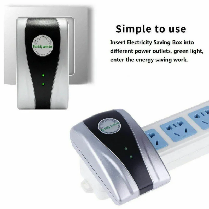 New Intelligent Energy Saver Smart Power Saving Box Device Electricity Power saving Up to 30% US UK EU Plug 90V-250V