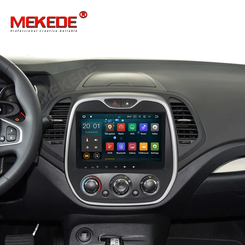 MEKEDE 4G ram 32G rom Android 9,0 Автомобильный мультимедийный плеер для Renault Captur clio samsung 2011 Автомобильный gps навигатор RDS DVR