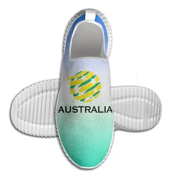 

Australia Football Team Emblems Running Shoes Breathable Walking Shoes Lightweight Mens and Womens