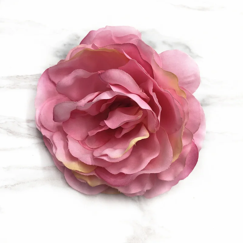 Light rose HINDJEF 5 шт. искусственный шелк Винтаж пион цветы DIY свадебный цветок стены фон цветок домашние рукодельные украшения поддельные цветы - Цвет: Light rose