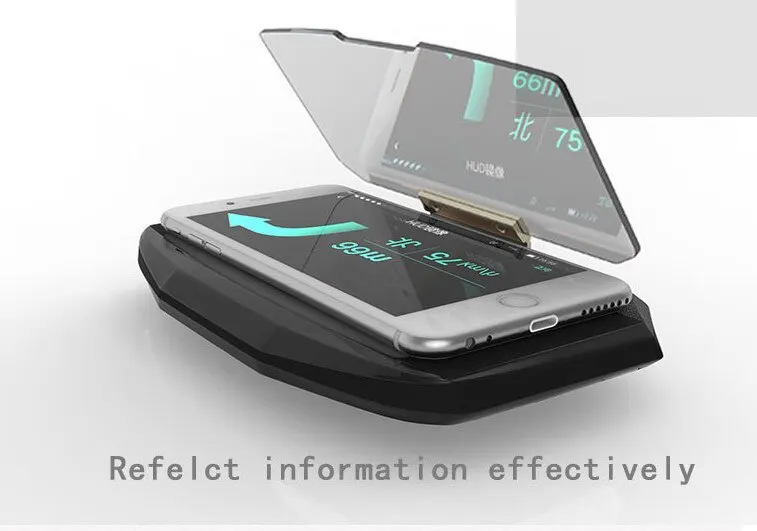 Автомобильный навигационный проектор для мобильного телефона, gps-навигатор, держатель для телефона