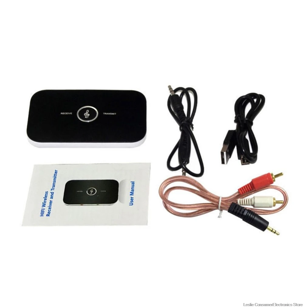 Hifi 2 в 1 Bluetooth 4,1 аудио передатчик приемник беспроводной A2DP Bluetooth аудио адаптер Портативный аудиоплеер Aux