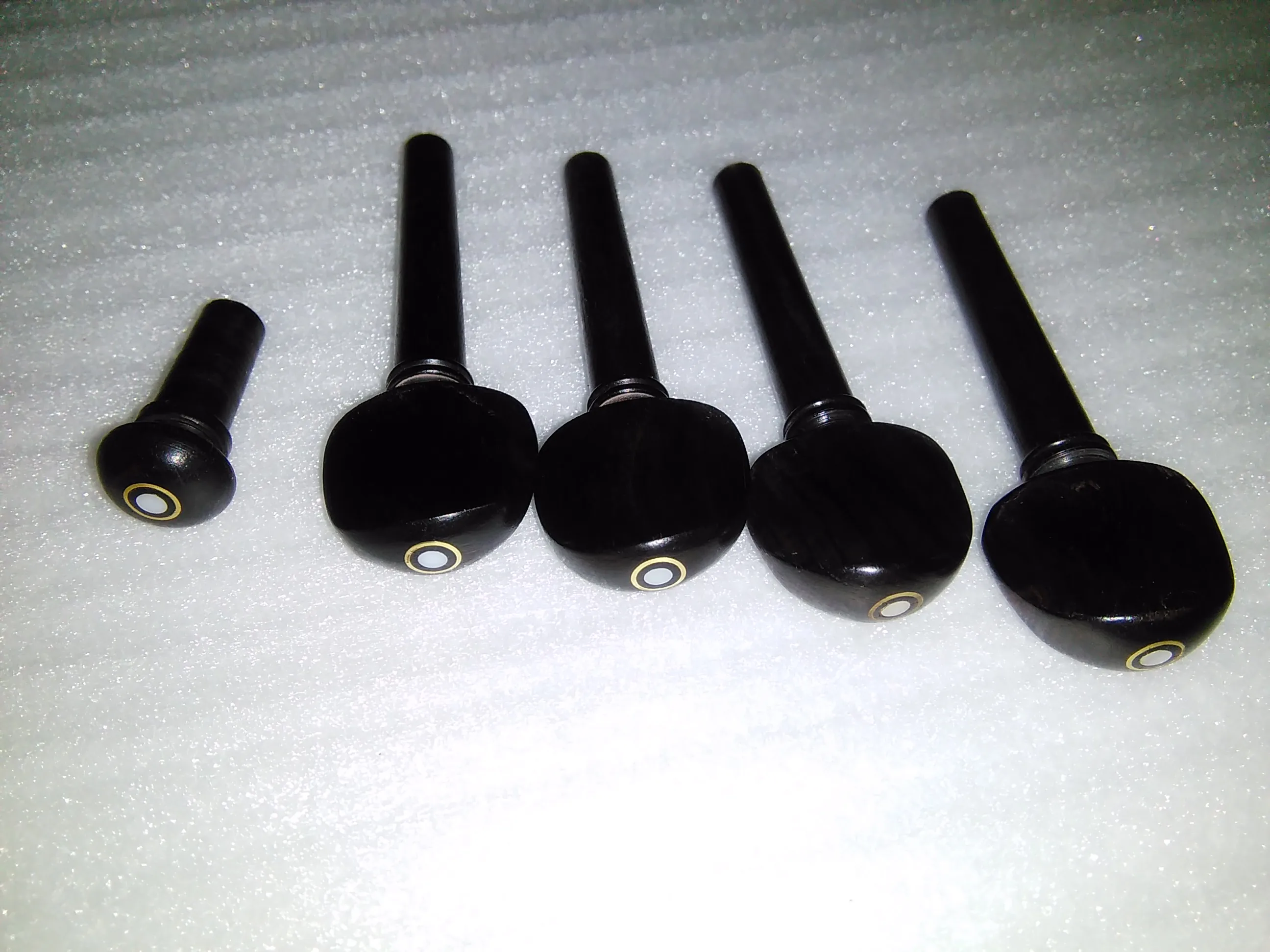 Peças de Pau-rosa Ébano dos Pinos de Viola dos Pces com 1 Pino da Extremidade do pc para 15 a 16 4 ou - Image 5