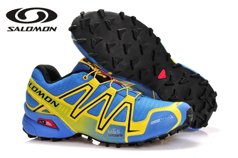 Salomon speed Cross 3 CS III Профессиональная мужская обувь дышащие кроссовки с подушкой Светоотражающие спортивные кроссовки для фехтования европейские 40-45 - Цвет: Men-Cross 3 CS-7