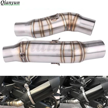 

Slip On For Kawasaki Z1000 2010 - 2017 Motorcycle Exhaust Middle Connection Link Pipe Stainless Steel Without Muffler