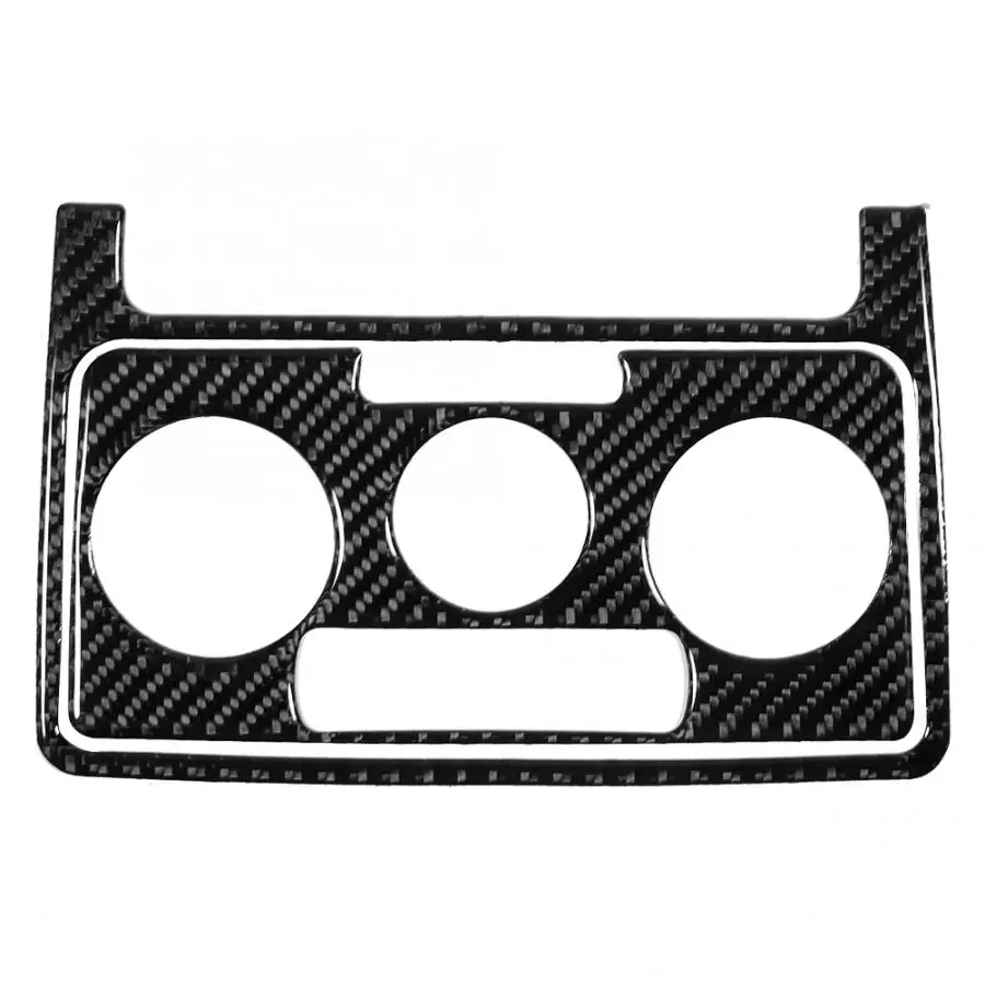 2 шт. кондиционер CD панель углеродного волокна Стикеры для обклейки автомобиля подходит для VW Beetle 2012 2013- автомобильные аксессуары