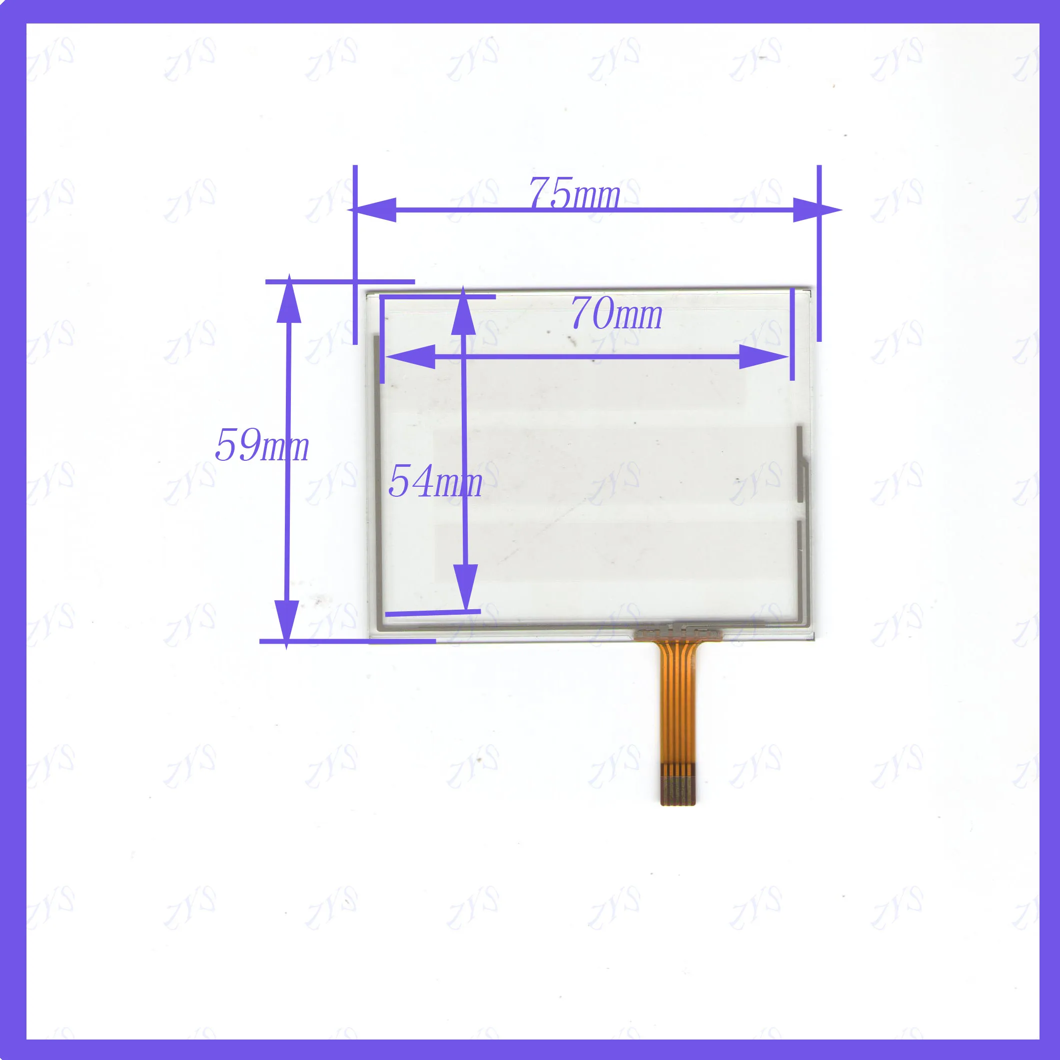 ZhiYuSun KDT-2705 75 59mm 5-Line Resistive Touch Screen Display Description Image.This Product Can Be Found With The Tag Names Cheap Industrial Computer Accessories, Computer Office, High Quality Computer Office, Industrial Computer Accessories