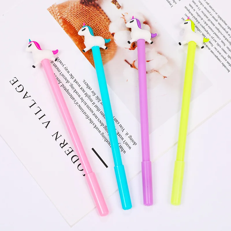 1 шт. гелевая ручка флеш накопитель в виде единорога Канцтовары Kawaii школьные