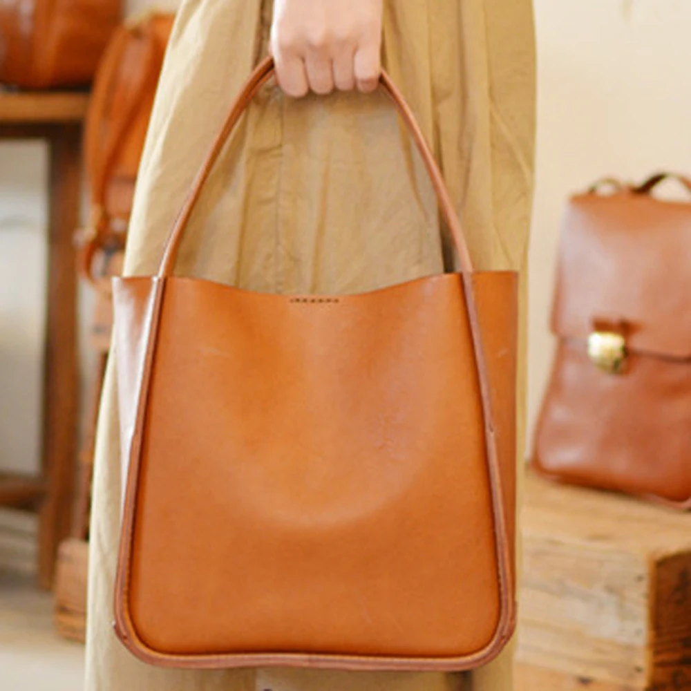 diy Leather kraft women handbag bucket kraft paper die cutting template pattern hollowed stencil 24x23x12cm leather craft template,sewing template