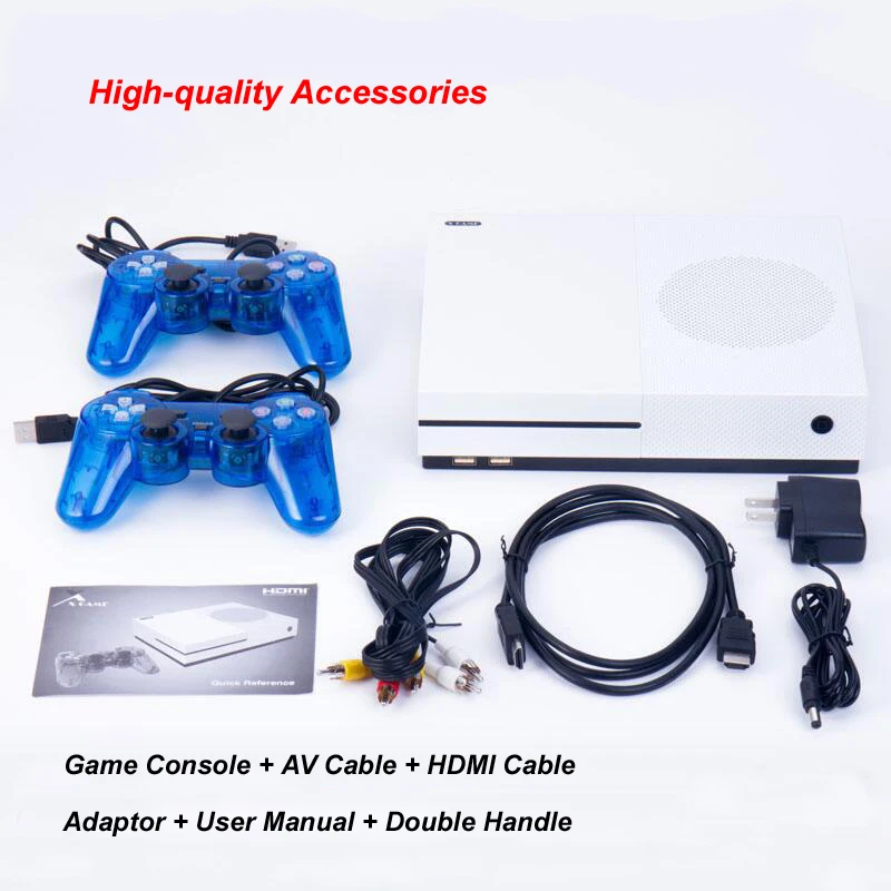 32 бит двойная игровая консоль GamepadsVideo поддержка HDMI TV Out 4 Гб встроенный 600