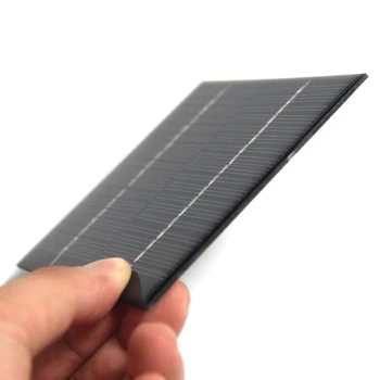 

1.2W 18V Epoxy Solar Cell Module Polycrystalline DIY Solar Panel Charger System For 12V Battery Study 100*100*3MM 2pcs