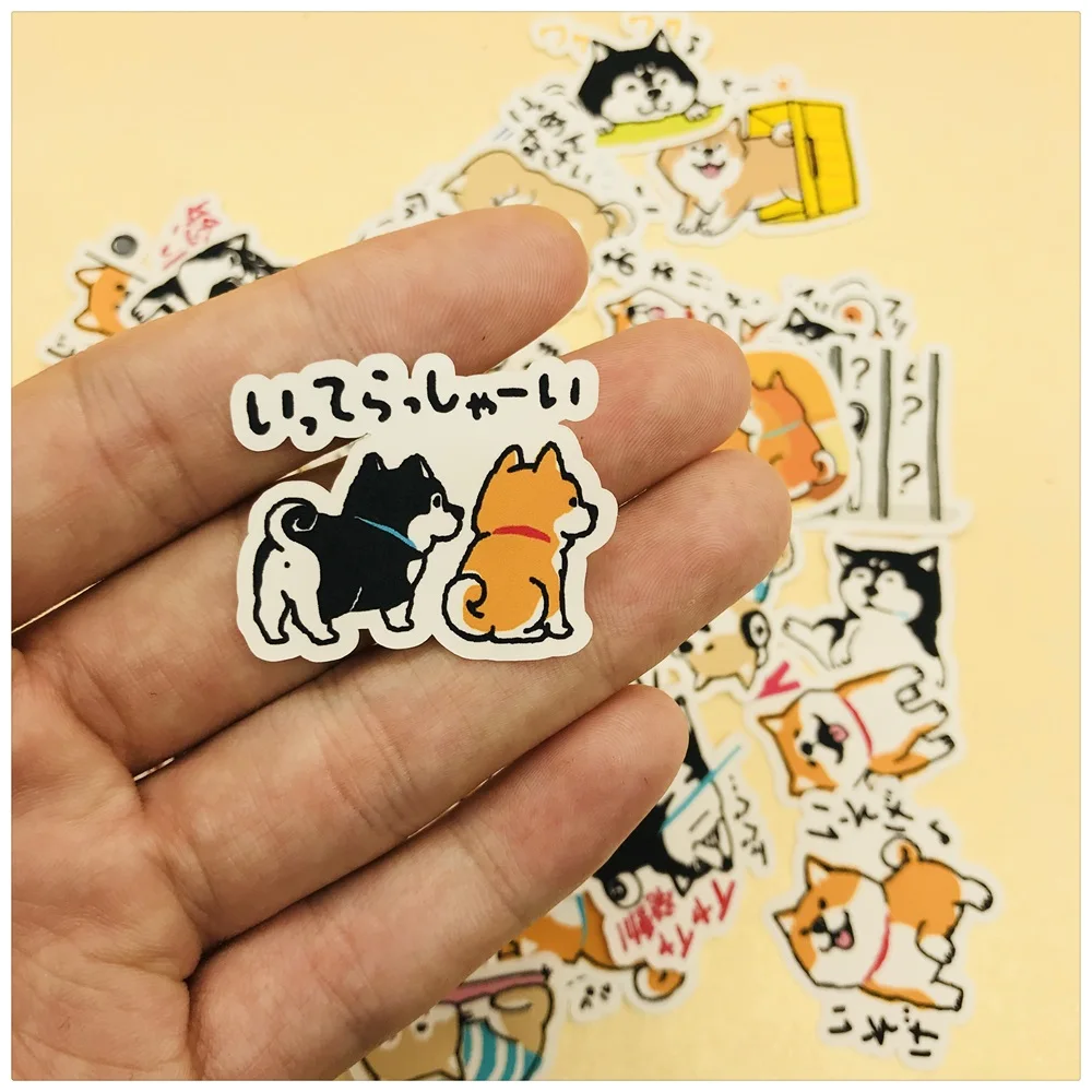 

39Pcs/Pack Cute Two Dogs Sticker DIY Craft Scrapbooking Album Journal Happy Planner Decorative Stickers