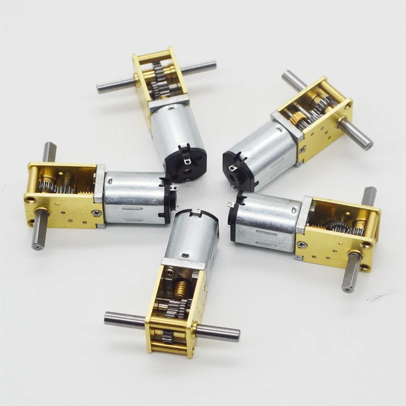 Moteur à Engrenage Réducteur N20 DC 6V 300 Tr/min - Boîte De Vitesse Entièrement Métal, Pour Robot, Voiture RC, Projets DIY