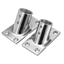 316 Петля из нержавеющей стали труба 22 мм/25 мм Морской 60 ° ограждение перила трубы базовый фитинг поддержка многоразового использования морской аппаратуры