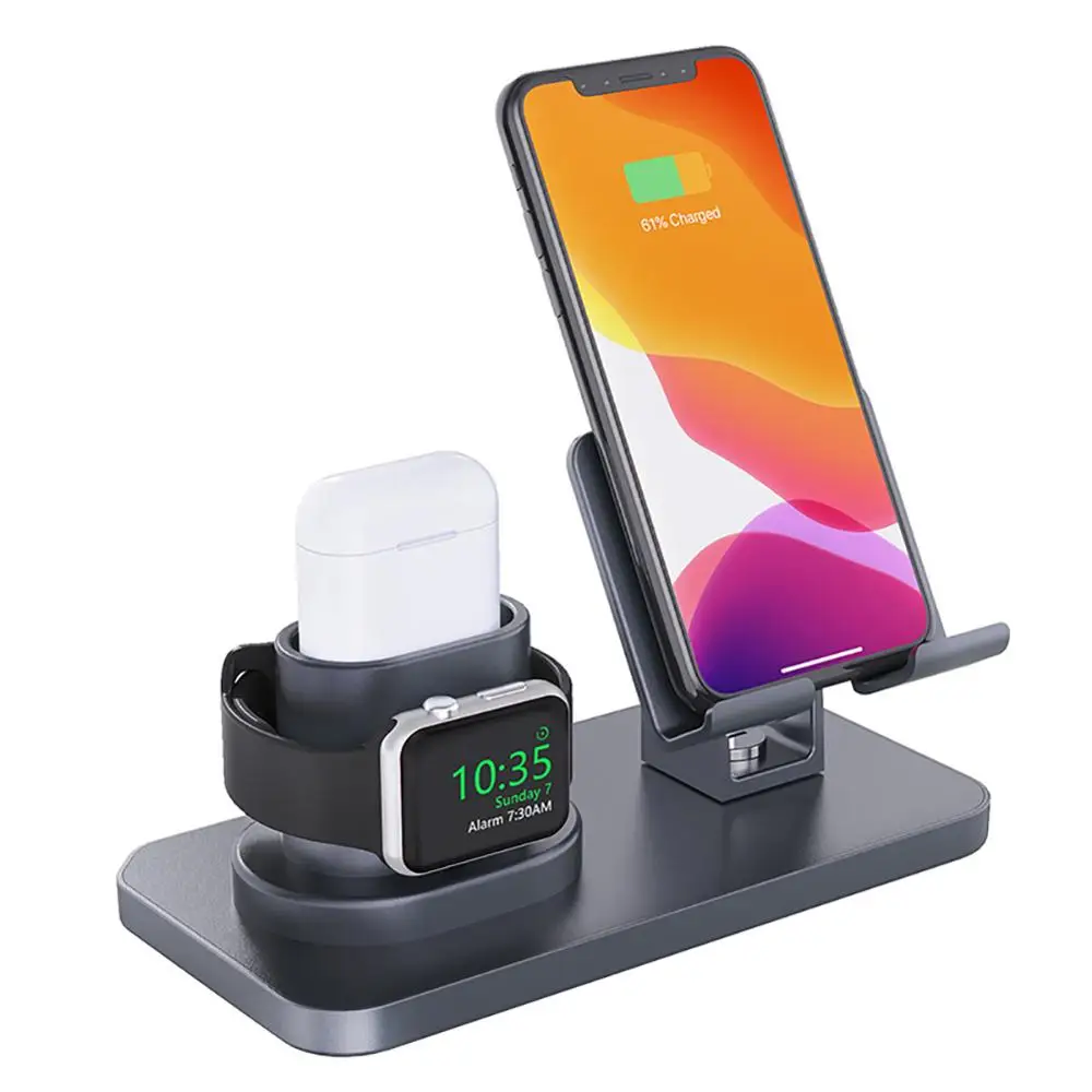 

Retro Style Charger Dock Compact Station for Apple Watch Series 1/2 38mm 42mm Charging Docking Desktop Holder