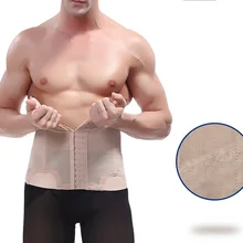 Мужской Пояс-тренажер, регулируемый, 16 стальных костей, высокая талия, пояс для тренировок, тонкий пояс, бесшовное нижнее белье, Корректирующее белье, Fajas
