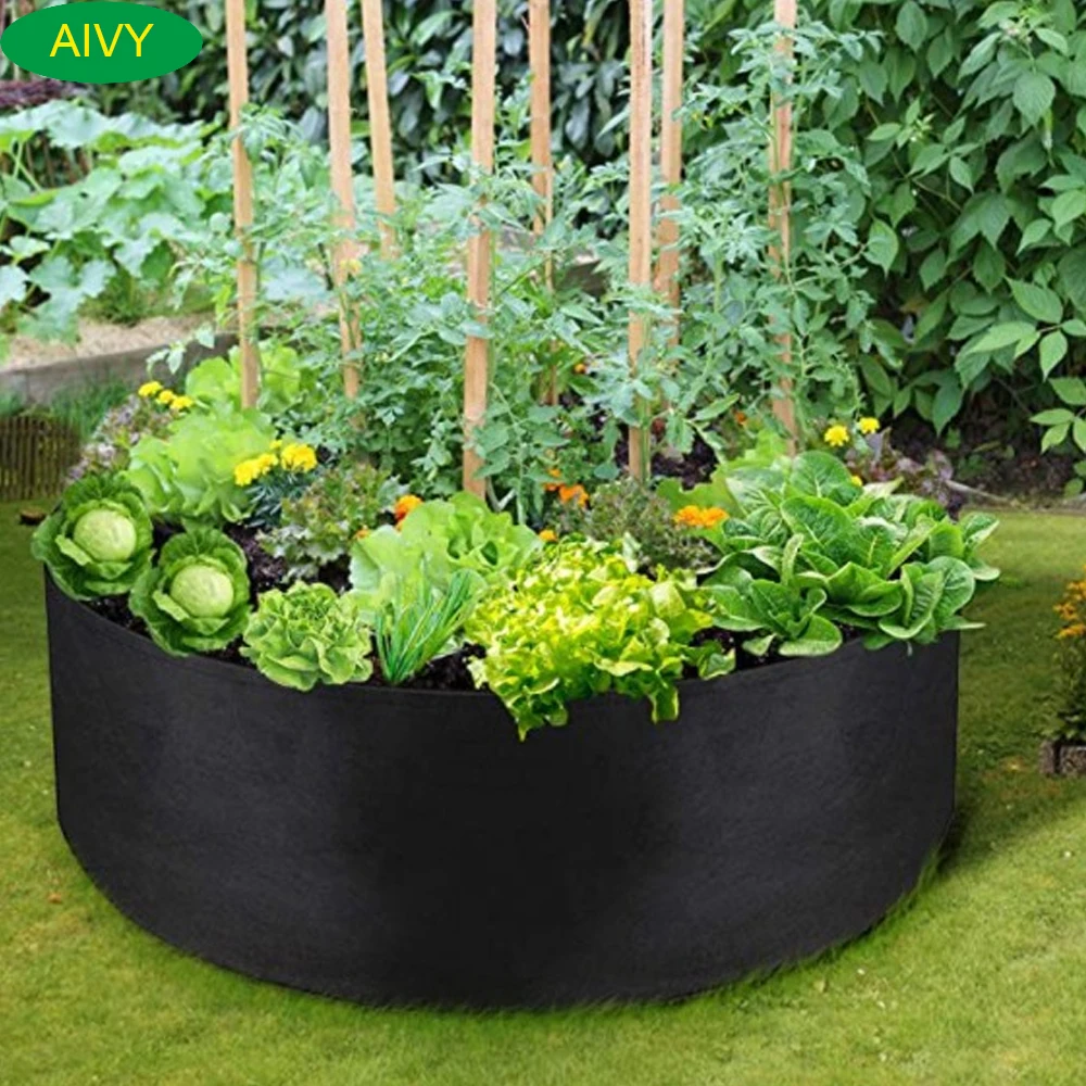 AIVY-bolsas de cultivo para plantas, macetas de jardinería, camas de plantas elevada, para plantado de flores y verduras
